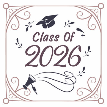            Congrats class of 2026 a vintage illustratiodesign