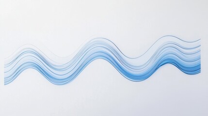 Poster - Minimalistic line and bar graph with a white background, showing clear data trends in shades of blue and grey for a clean, professional look