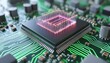 © Arif - Close-up view of a central processing unit on a circuit board.