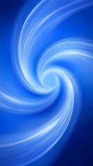 Fototapete - Swirling azure abstraction with radiant light, creating a captivating vortex