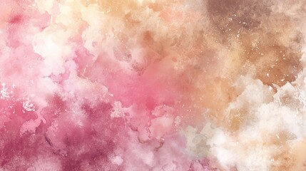 Poster - Abstract Watercolor Background with Blended Soft Colors and Textures