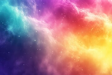 Poster - Colorful abstract gradient design showcasing vibrant hues blending harmoniously in a dynamic wave pattern, ideal for backgrounds and artistic projects in various settings