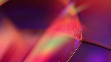 Fototapete - Orange coloured liquid surface, fluid effect, bright chemistry, liquid glass, smooth motion