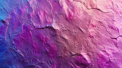 Aufkleber - A detailed view of a vibrant purple and blue wall with texture and pattern