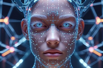 Poster - Cybernetic Visualization of a Human Face: A Three-Dimensional Digital Insight into Information and Safety