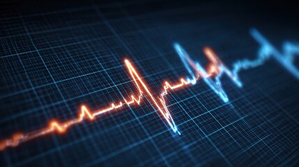 Poster - High-Resolution Visualization of Heartbeat Waveform in Medical Tech