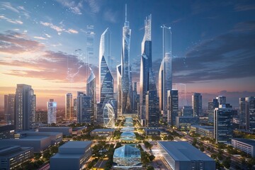 Poster - The Future of Smart Cities: A 3D Digital Revolution in Urban Technology and Sustainability
