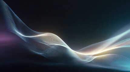 Poster - Abstract Gradient Backdrop Evoking Future Technology Concepts
