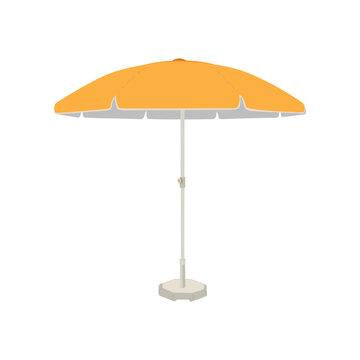 Beach Umbrella Icon Vector Design.