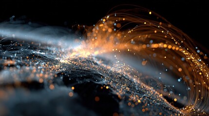 Poster - Dynamic Big Data Visualization with Streams of Colorful Particles