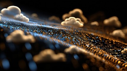 Poster - Digital Hologram of Clouds and Data Flow in Cloud Computing Environment