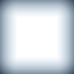 Poster - Abstract square is glowing in flat design on clear background with blue gradient halo, copy space