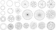 © Supernova - Vector tree top view isolated on white background for landscape plan and architecture layout drawing, elements for environment and garden, cad