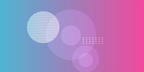 Poster - Gradient geometric shapes background collection, vector illustration