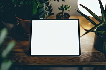 Fototapete - High Resolution Picture of Modern Tablet Screen Mockup