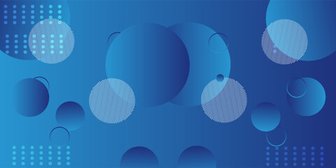 Poster - Modern abstract graphic elements. Abstract gradient banners with round shapes. Templates for landing page design or website background.eps10