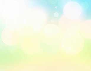 Poster - abstract background bokeh summer colour 