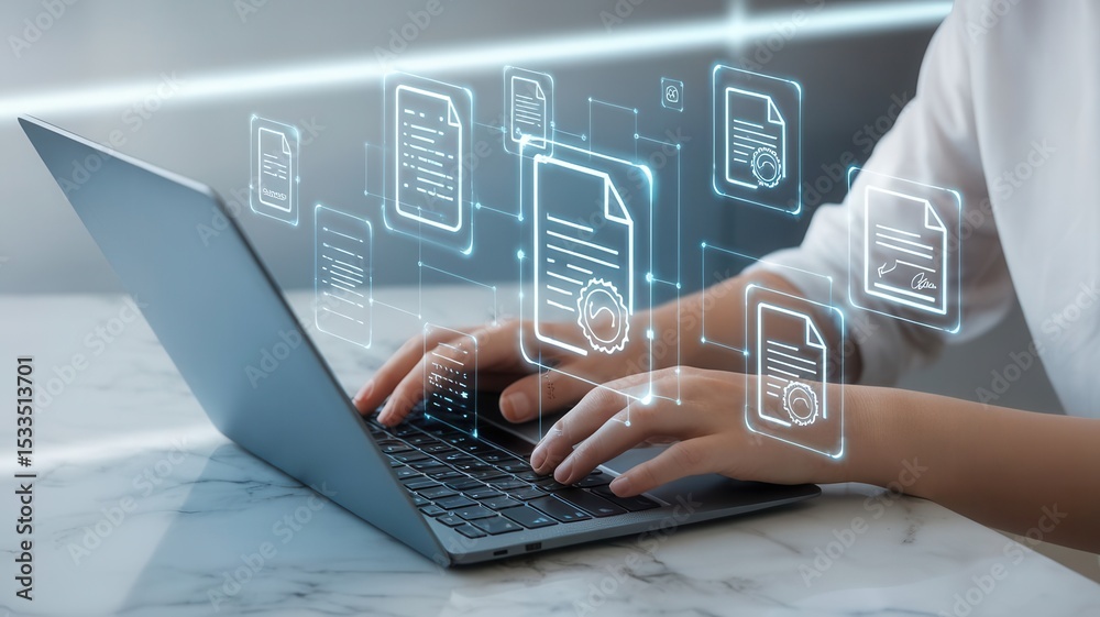Digital Document Management System with Secure Online File Transfer ...