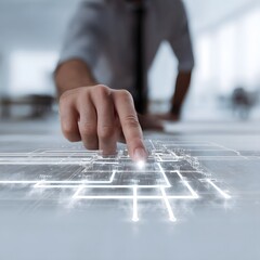 Poster - Interacting with a 3D digital floor plan model