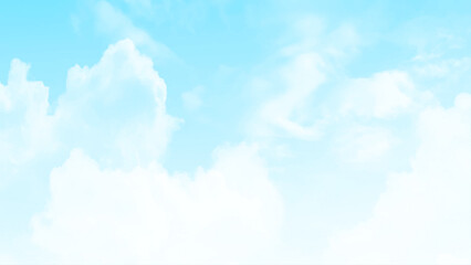 Poster - Sky clouds background. Sky fresh air nature abstract background stock photo