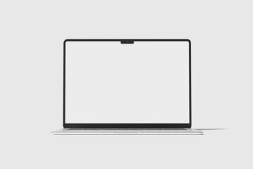 Wall Mural - realistic two laptop mockup blank
