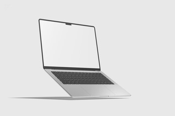 Wall Mural - realistic two laptop mockup blank
