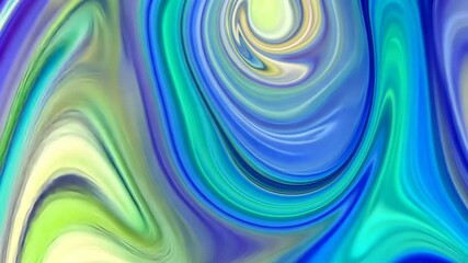 Poster - Vibrant abstract artwork showcasing dynamic fluid art with swirls and bright colors.