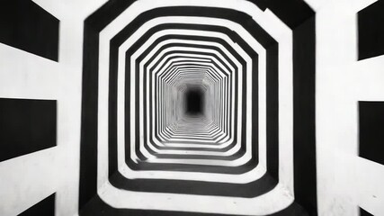 Poster - A monochromatic image of a tunnel, suitable for use in various creative projects