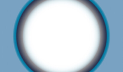 Poster - Blue round blank button vector icon design with shiny 3D sphere element
