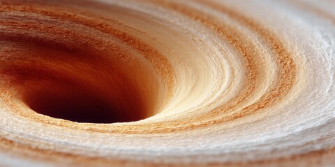Aufkleber - Visualization of Hurricane Pressure Gradient Spiral with Concentric Atmospheric Data Rings for Advanced Meteorological Analysis and Climate Research