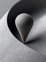 Aufkleber - Modern textured satellite icon location pin with geometric design and precise positioning, symbolizing digital GPS navigation for tech and mapping services