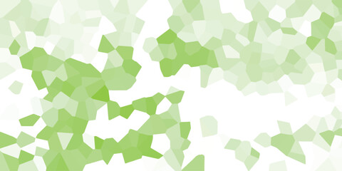 Aufkleber - Abstract green mosaic pattern featuring various shades creates a fresh and contemporary background design suitable for diverse creative applications