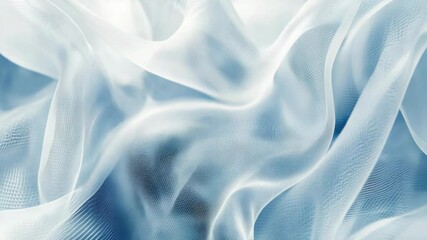Poster - A detailed view of textured blue fabric