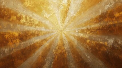 Poster - golden radiance: this stunning abstract artwork captivates with its brilliant golden hues and radiat