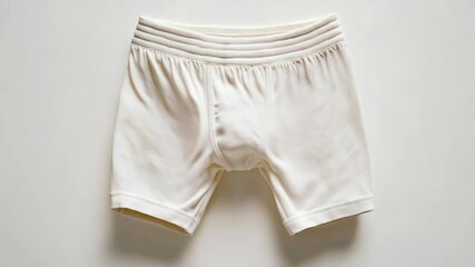 Poster - A pair of underwear displayed on a wall in a close-up shot, suitable for usage in lifestyle or interior design photography