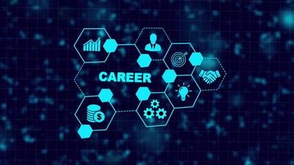 Internet, business, Technology and network concept. Coach motivate to career growth. Personal development, personal and career growth concept. 