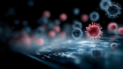 Poster - Pathogen Genetic Code and Spread Risk on a Medical Screen