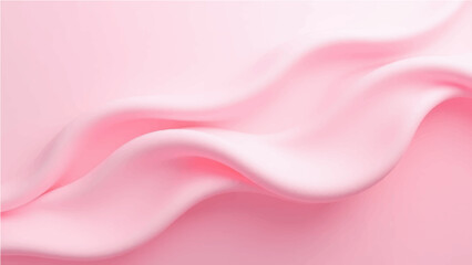 Wall Mural - abstract soft pink gradient abstract background with flowing curves and grain texture.