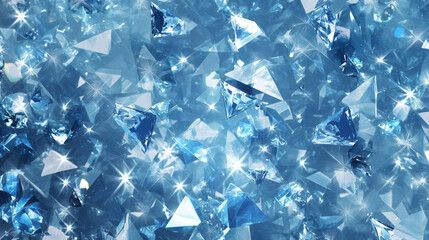a glimpse glass crystal blue
