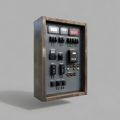 Poster - control panel for remote monitoring of underground reserves
