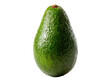 © QBeStock - Single ripe green avocado isolated on black background, Isolated On Transparent Background