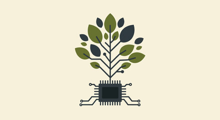 Poster - Growing Technology A Conceptual Illustration of Nature and Innovation