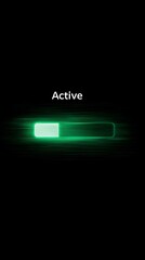 Poster - Active loading progress bar indicator