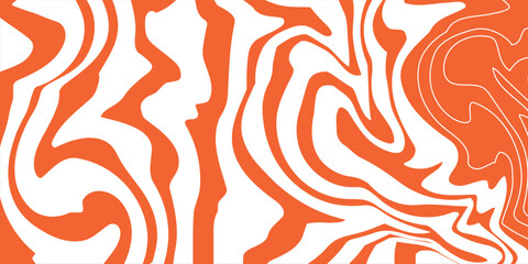 Poster - Distorted warp lines abstract geometric background.
