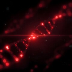 Aufkleber - Glowing digital interface tracking mutation detection