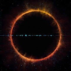 Poster - Glowing Nuclear Fusion Energy Ring in Space