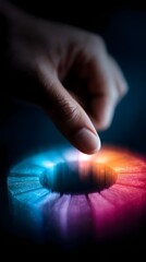 Poster - Adjusting segments of a holographic donut chart