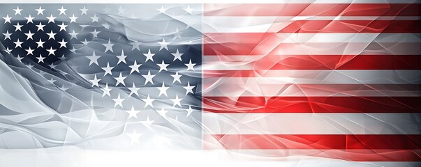 
Independence Day abstract background with elements of the american flag in gray colors. USA Independence Day abstract background with elements of american flag in gradient colors


