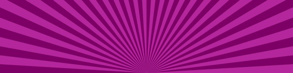 Poster - Psychedelic geometrical star burst pattern background - hypnotic abstract vector design from purple rays