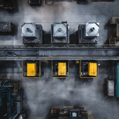 Poster - Synchronized industrial working in sequence